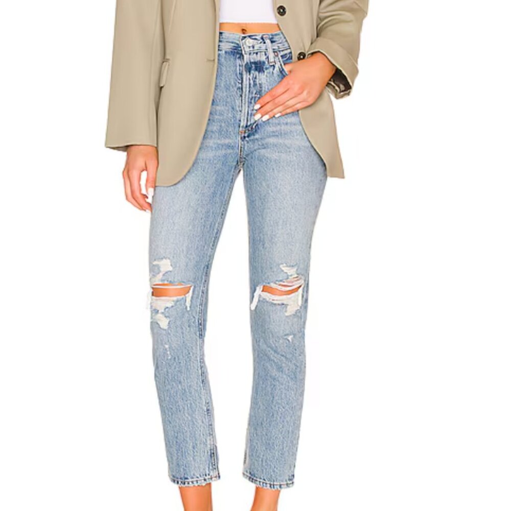 Agolde Women’s Jeans Riley Cop Wash Blitz Size 30